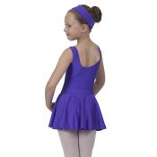 Purple Ballet Dance Circular Skirt - Nylon Lycra
